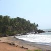 India, Goa, Canaguinim beach (left)