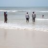 India, Goa, Majorda beach, locals