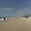 India, Goa, Majorda beach, sunbeds