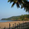 India, Goa, Polem beach, fence