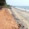 India, Goa, Siridao beach (left)