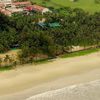 India, Goa, Utorda beach, aerial view