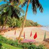 India, Goa, Vainguinim beach, view from west