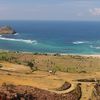 Indonesia, Lombok, Are Guling beach, view from top