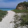 Indonesia, Lombok, Cemara beach, grass