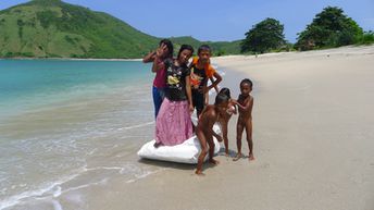 Indonesia, Lombok, Mawun beach