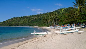 Indonesia, Lombok, Pandanan beach