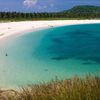 Indonesia, Lombok, Tanjung Aan beach, azure water