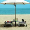 Kuwait, Movenpick Al Bida'a beach, sunbeds