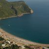 Черногория, Пляж Чань, вид сверху