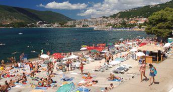 Montenegro, Herceg Novi beach