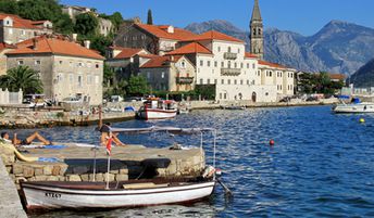 Montenegro, Perast beach