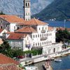 Montenegro, Perast beach, view from above