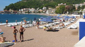 Montenegro, Petrovac beach