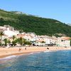 Montenegro, Petrovac beach, view from water