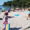 Montenegro, Plavi Horizonti beach, sand