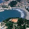 Montenegro, Ulcinj beach, aerial view