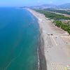 Montenegro, Velika plaza beach, aerial view