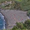 Sao Miguel, Praia dos Moinhos beach, view from top