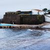 Terceira, Negrito beach, view from water