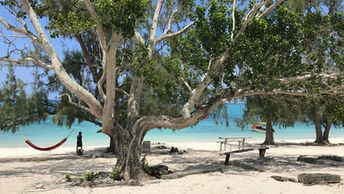 Vanuatu, Efate, Lelepa island, beach