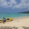 Vanuatu, Efate, Pele island, beach, boat