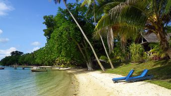 Vanuatu, Espiritu Santo, Aore island, beach