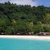 Vanuatu, Espiritu Santo, Champagne Beach, view from water