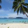 Vanuatu, Espiritu Santo, Lonnoc beach, cruise ship