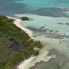 Venezuela, Cayo Las Animas beach, aerial view