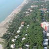 Campania, Baia Domizia beach, aerial view