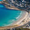 Cape Town, Glencairn beach, view from top