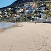 Cape Town, Glencairn beach, wet sand