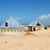 Cape Town, Macassar beach, abandoned buildings