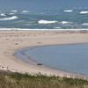 Cape Town, Monwabisi beach, lagoon (left)