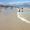 Cape Town, Muizenberg beach, water edge