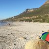 Cape Town, Sandy Bay beach, parasol