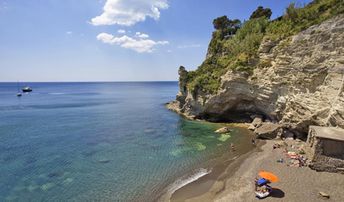 Italy, Ischia, Cava Grado beach