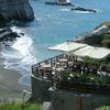 Italy, Ischia, Cava Ruffano beach, cafe