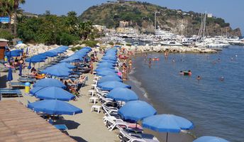 Italy, Ischia, Lacco Ameno beach