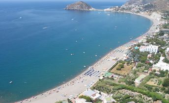 Italy, Ischia, Maronti beach