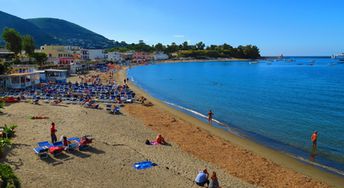 Italy, Ischia, San Pietro beach