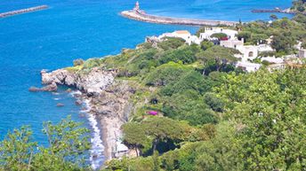 Italy, Ischia, Spiaggia Degli Inglesi beach