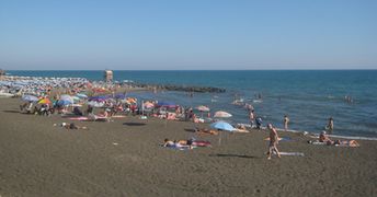 Italy, Lazio, Ladispoli beach