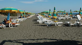 Italy, Lazio, Montalto Di Castro beach
