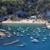 Italy, Lazio, Ponza, Cala Feola beach