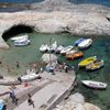 Italy, Lazio, Ponza, Cala Fonte beach