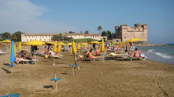 Italy, Lazio, Santa Severa beach