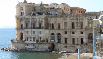 Italy, Naples, Bagno Elena beach