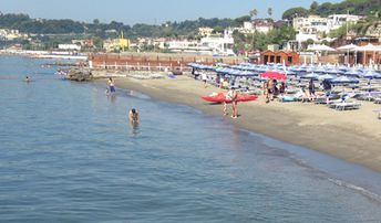 Italy, Naples, Lucrino beach